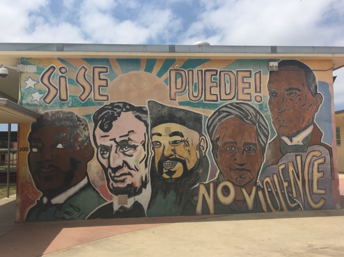 This is an example of student voice graffiti