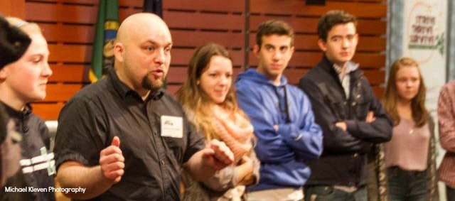 Adam Fletcher speaking by Michael Kleven 8