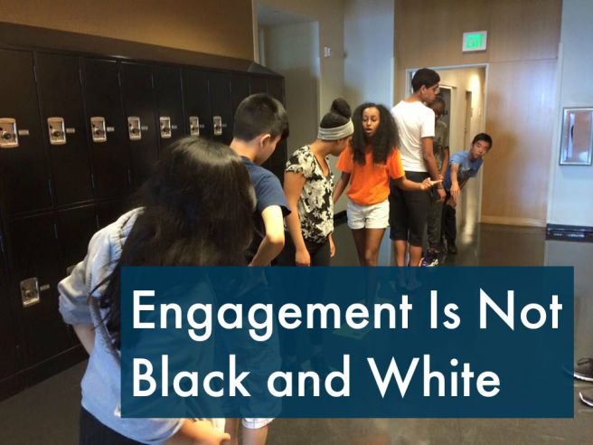 Engagement is Not Black and White - Students at the SoundOut Summer Camp