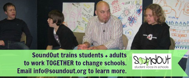 SoundOut trains students and adults to work together to improve education!